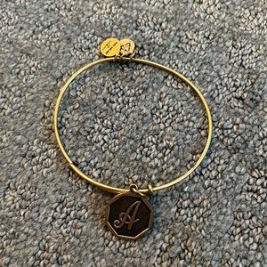 Gold “A” Alex and Ani Bracelet